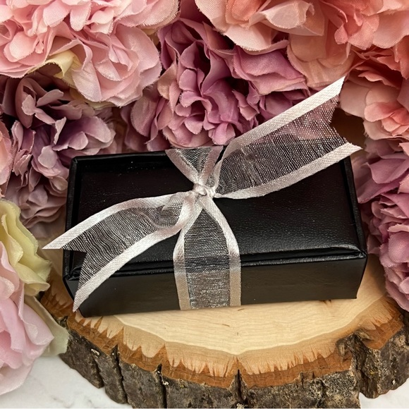 Elegant Pink Mother of Pearl Mosaic Cufflinks - Picture 17 of 17